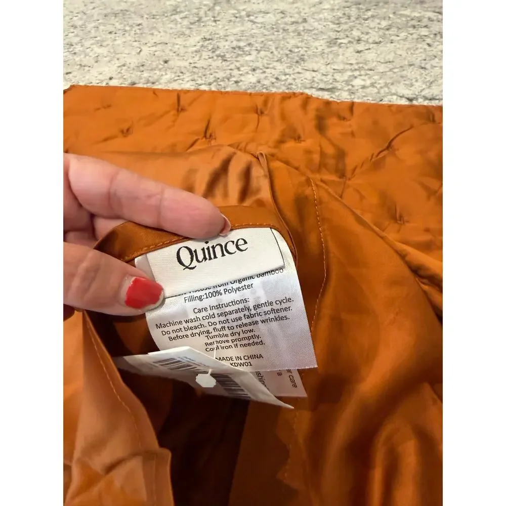 Quince - Bamboo Shams (2) - Standard - Terracotta